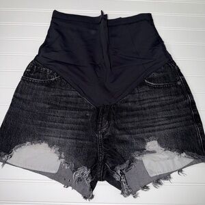 Pinkblush Kancan maternity Jean shorts 30